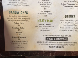 Naked River Brewing Bbq menu