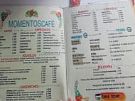 Momentos Cafe menu