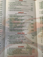 Honey's Thai Pavilion menu