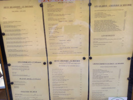 Le Boubou menu