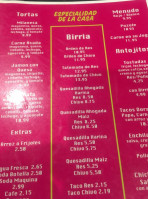 Birrieria Don Rafa menu