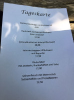 Gasthof-pension Spessartruh menu