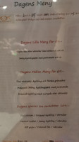 Restaurang Mölnlycke Wok menu