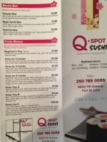 Q Spot menu
