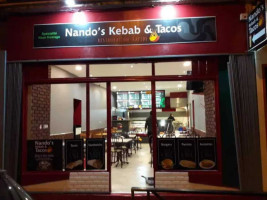 Nando's Kebab Tacos inside