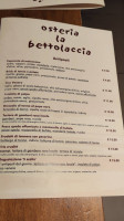 La Bettolaccia menu