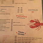 Puerto Barraco menu