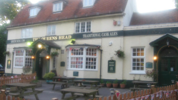 The Old Queens Head outside