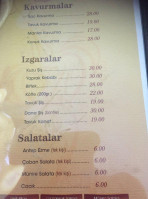 Münire Sultan Sofrası menu