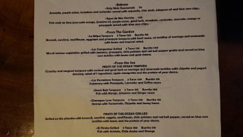 La Olita menu