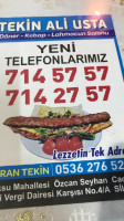 Tekİn Alİ Usta food
