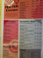 Nando's Peri-peri menu