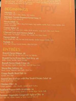 The Palmira And Lounge menu