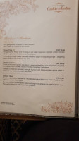 Goldenindia Grindelwald menu