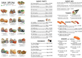 Kaiyo Sushi menu