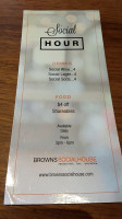 Browns Socialhouse Maple Ridge menu