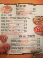 Taqueria El Mezcal menu