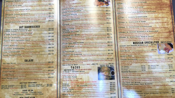 Casa Pelaez Tex Mex menu