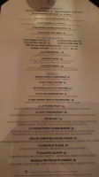 The Bay House menu