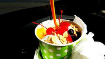 Tj's Frozen Yogurt And Gourmet Coffee food