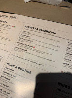 Jack Astor's Bar & Grill menu