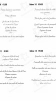 de la Couronne menu