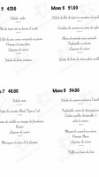 de la Couronne menu