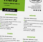 Bazylia4u Lunch Dinner Bistro Oswiecim menu