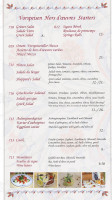 Anatolia menu