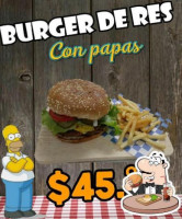 Homero Burgers food
