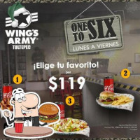 Wing’s Army Tultepec food