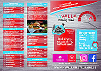 Restaurang Valla Ab menu