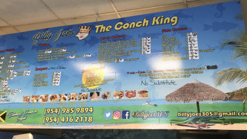 Billy Joe's The Conch King, Llc food