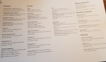 Provecho Latin Provisions menu