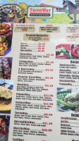 Tacosway menu