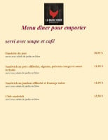 La Basse Cour menu