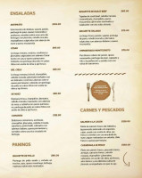El Manjar menu