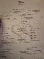 Sibau menu