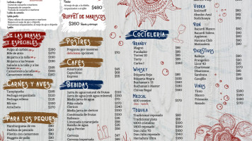 La Perlita Seafood Cuisine menu