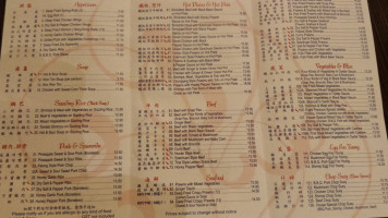 Jessica Restaurant menu