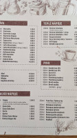 Ranč Regetovka menu