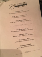 Culinaria Restaurant menu