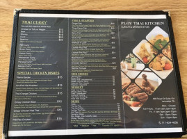 Ploy Thai Kitchen menu