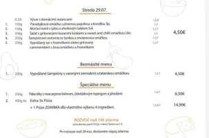 Maldini menu