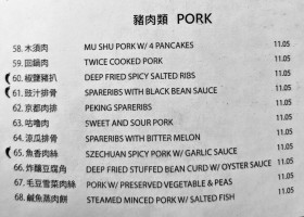 Wang Wah menu