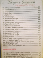 Saeby Grillen menu