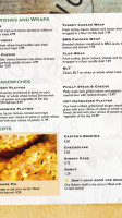 Black's Grocery And Cafe menu
