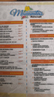 Mañanitas Bistro/café menu