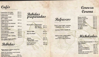 Mariscos El Chino menu