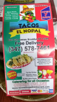 Tacos El Nopal food